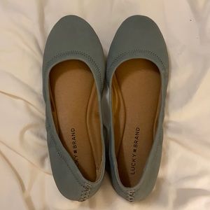 Lucky Brand Emmie ballet flats size 8.5 dusty blue